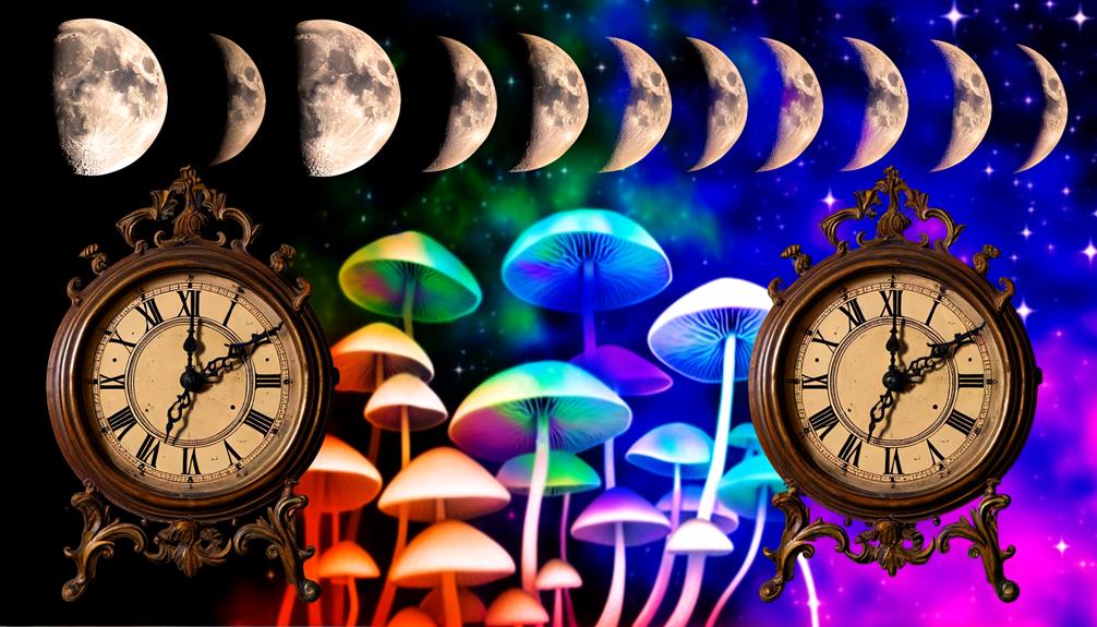 How long do shrooms take to kick in